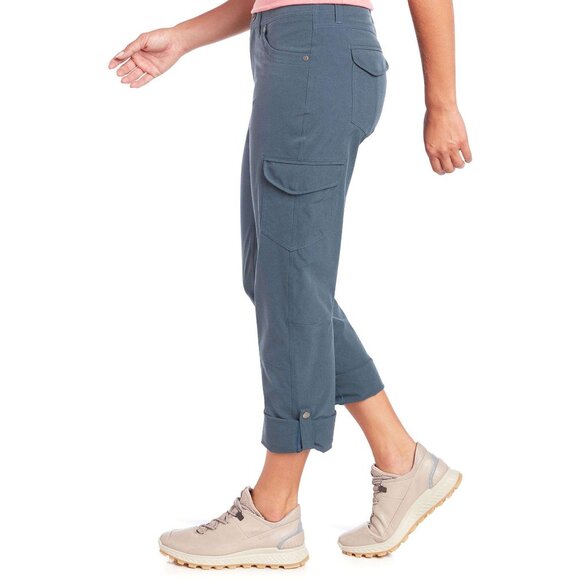KUHL Women's FreeFlex Roll-Up Pants Blue Rainstorm, Size 6 - Picture 11 of 11